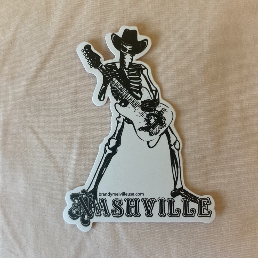 BRANDY MELVILLE NASHVILLE STICKER